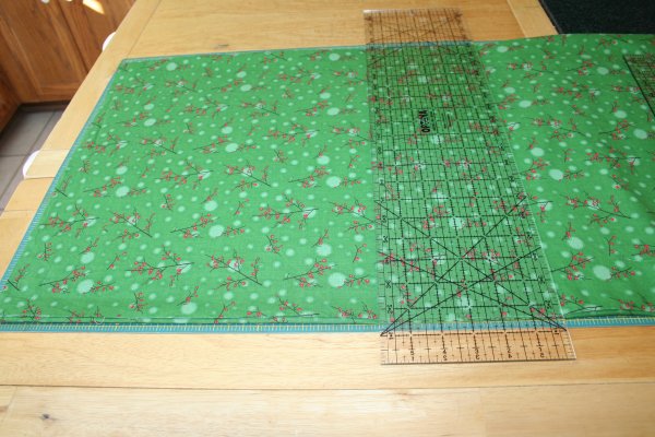 Cut the second fabric
