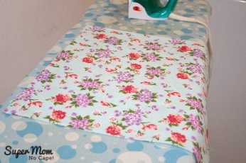 How to Sew a Basic Throw Pillow - Press the pillow cover well