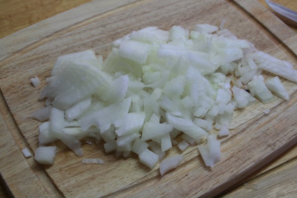 chop one large onion