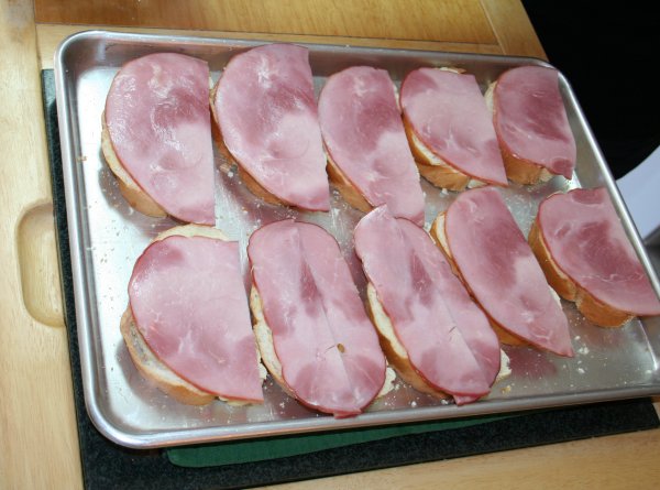 Added sliced ham