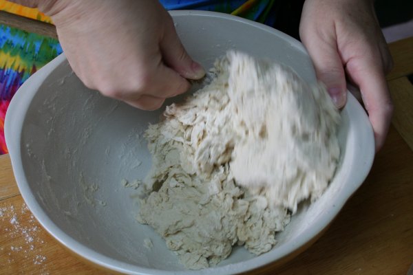 Combine yeast and flour
