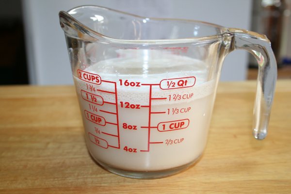 Prove yeast for 10 minutes