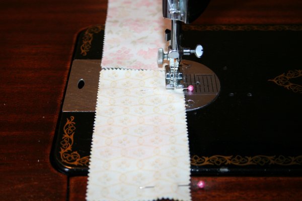 Sew pairs together using strip piecing
