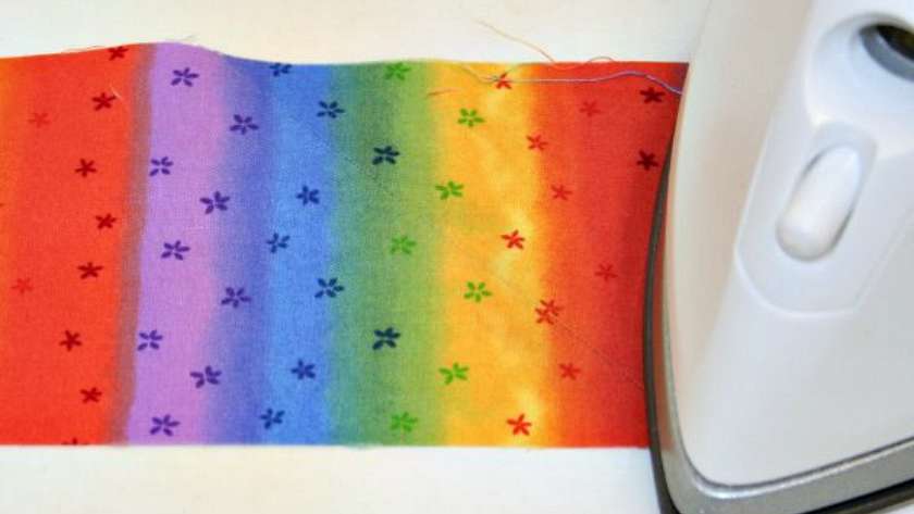 How to Join Strips of Striped Fabric