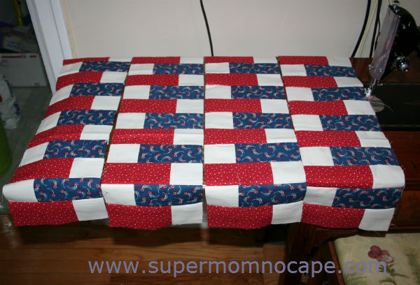 Strip sets for Old Glory Scrambled Tabletopper