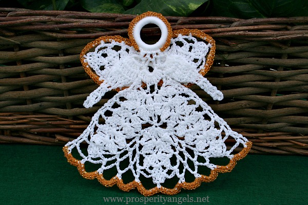 Gold Trimmed Prosperity Angel