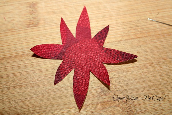 Cut out the fused shape.