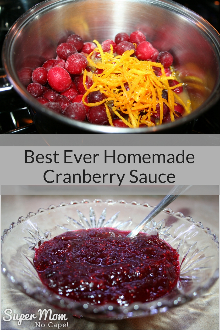 Best Ever Homemade Cranberry Sauce