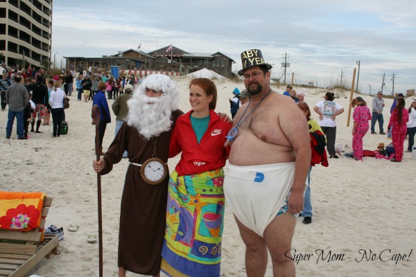 Father Time and Baby New Year