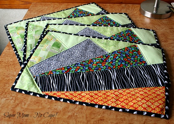 Photo of paper-pieced placemats