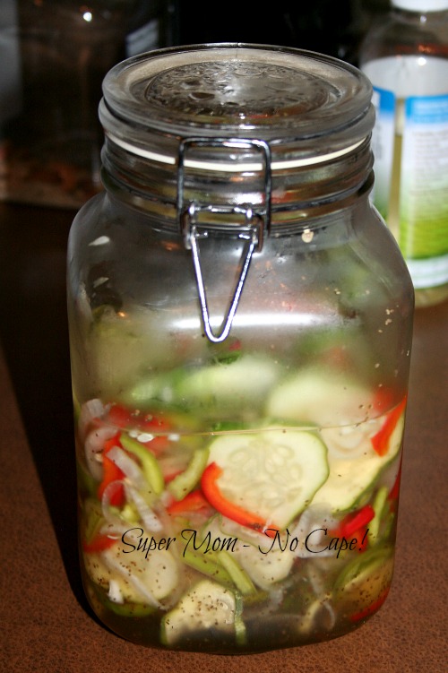 Quick and Easy Refrigerator Pickles Super Mom No Cape!