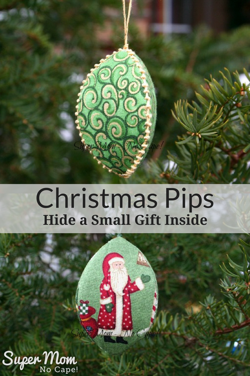 Christmas Pips - Hide a Small Gift Inside