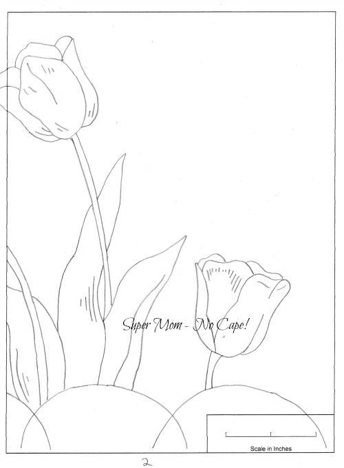 Workbasket Pattern Page 79 Large Tulip section 2b