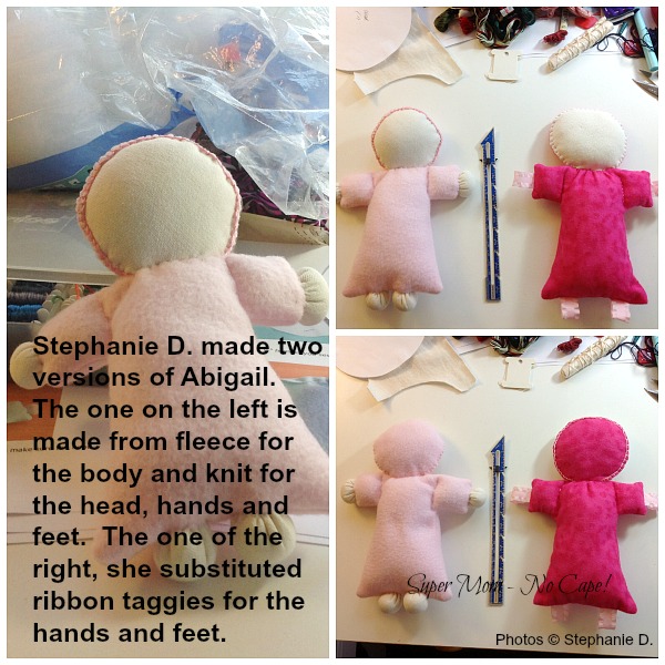 Dolls made by Stephanie D.