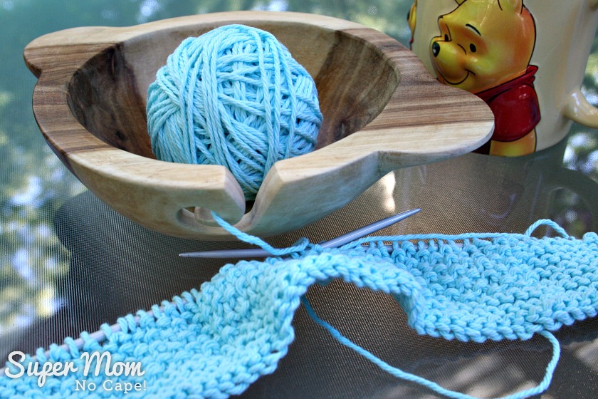 DIY Yarn Bowl is the perfect knitting accessory