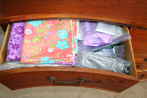 My fabric dresser - drawer #1