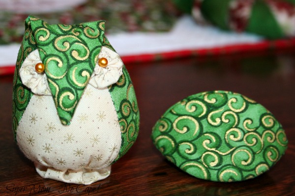 Owl Pincushion and thimble pip for Debbie