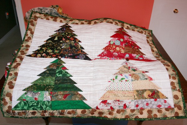 The Christmas Tree quilt Debbie made for me