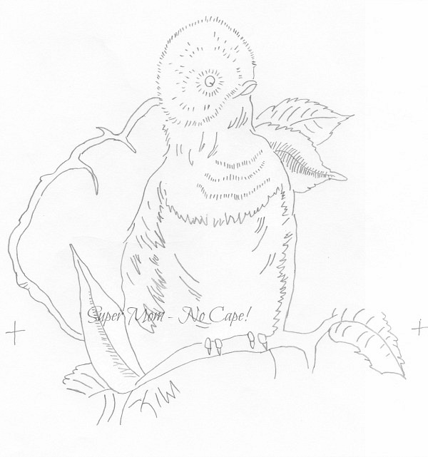 Vintage Workbasket pattern for a Tufted Tropical Bird from page #2-949 part 1