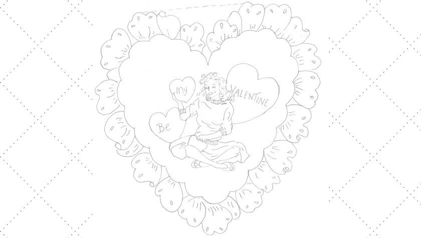 Be My Valentine Embroider Pattern