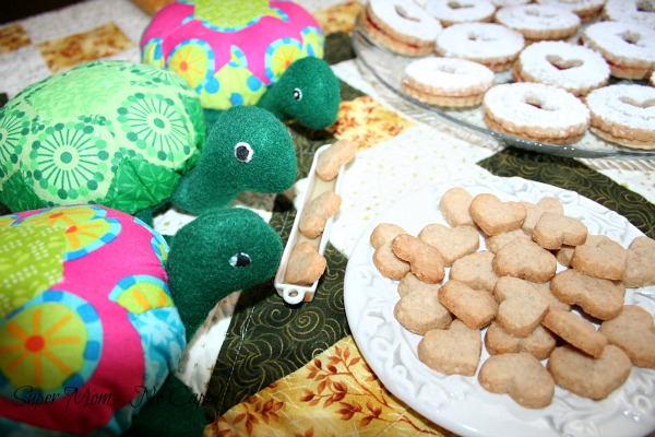 34. All the turtles dunking their cookies in their tea