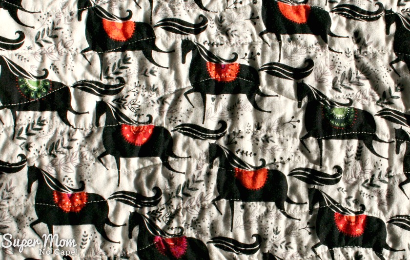 Gorgeous horse fabric from Wild Field by Dinara Mirtalipova