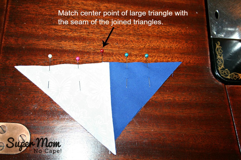 In Our Garden BOM - Matching center points of the triangles