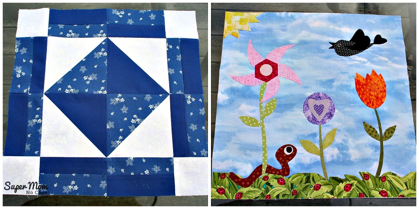 March - Blocks 3 & 4 for the In Our Garden BOM Blog Hop
