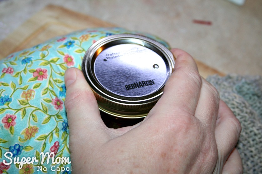 10. Best Ever Homemade Cranberry Sauce - tighten lid finger tight