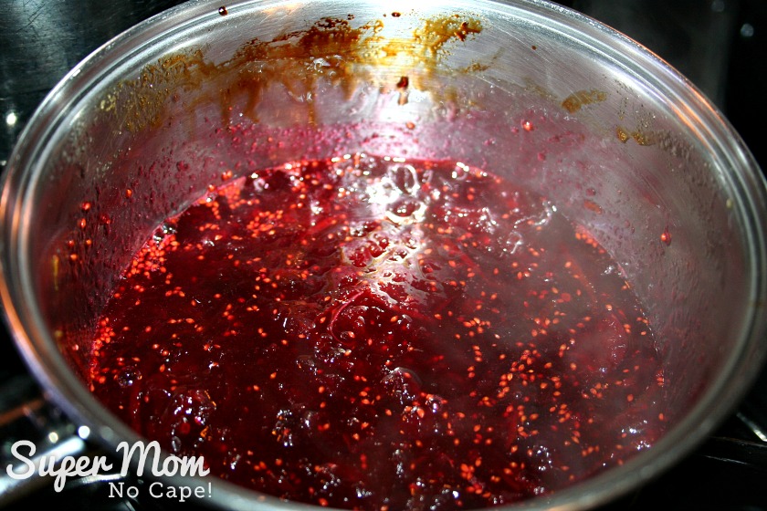 Best Ever Homemade Cranberry Sauce - cook down to desired thickness