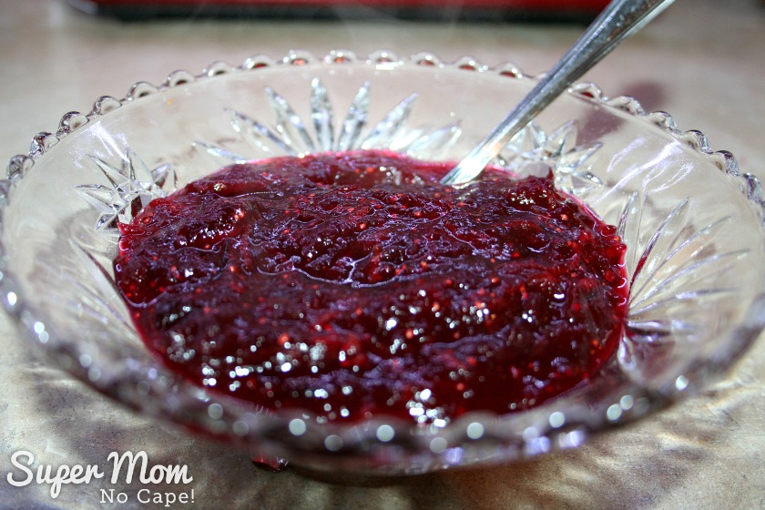 Best Ever Homemade Cranberry Sauce - ready to serve