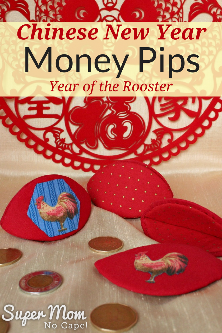 Chinese New Year Money Pips - Year of the Rooster