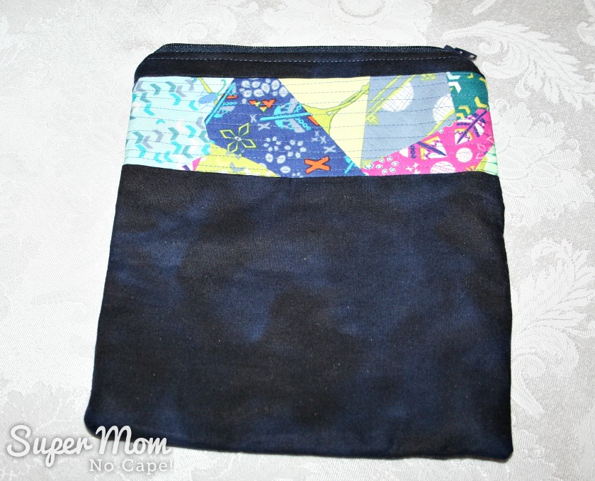 Larger zippered pouch made by Pauline