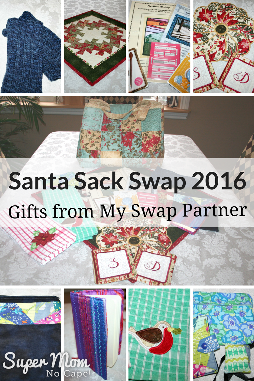 Santa Sack Swap 2016 - Gifts from my Swap Partner Pauline