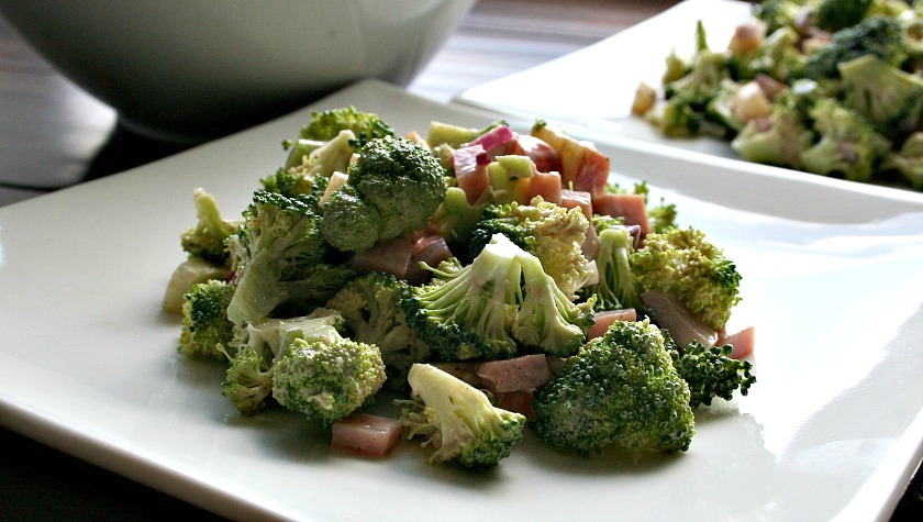 Broccoli Salad with Balsamic Mayo Dressing