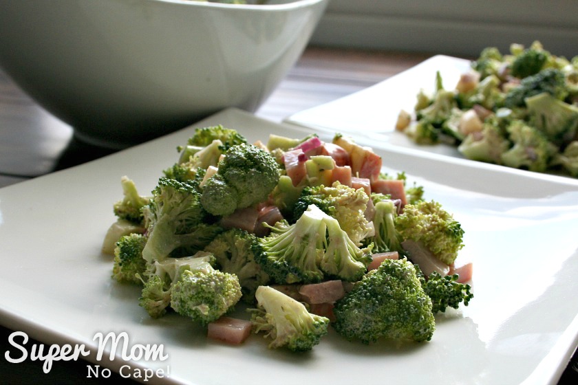 Broccoli Salad with Balsamic Mayo Dressing - A perfect salad to serve for a light lunch
