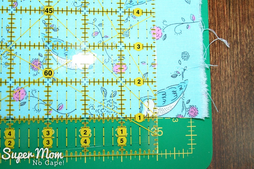 One Hour Table Runner - Cut length to 70 inches by placing ruler on folded fabric at the 35 inch mark