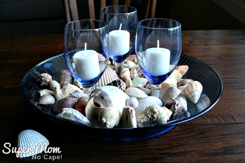 Beautiful DIY Sea Shell Home Decor and Gift Ideas - Wines and Glass Bowl