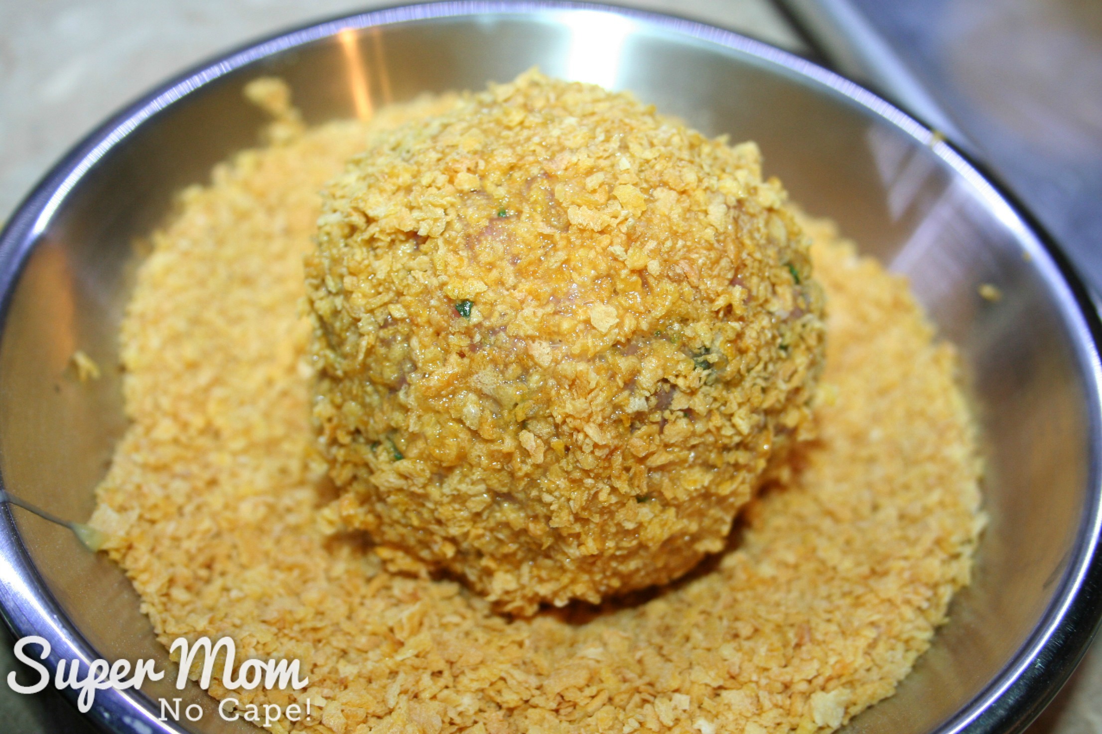 Gluten Free Baked Scotch Eggs - roll scotch eggs in crush cornflakes for a second time