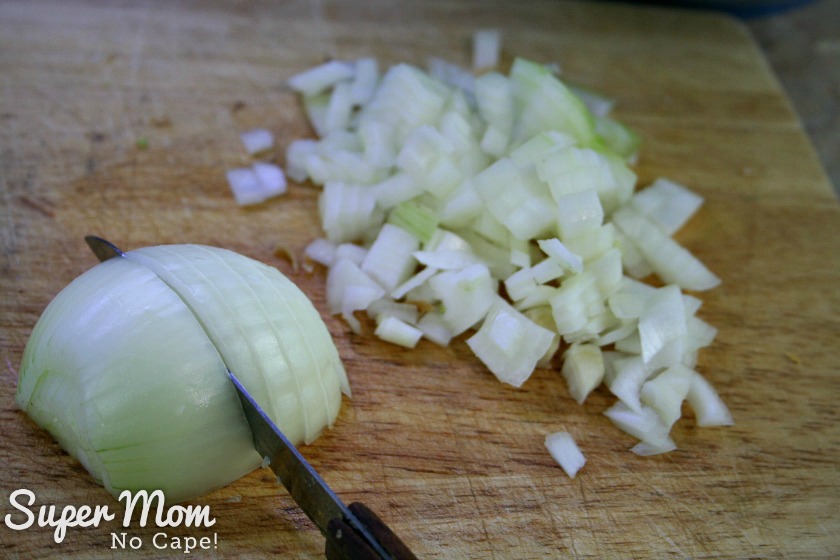 Dice one onion