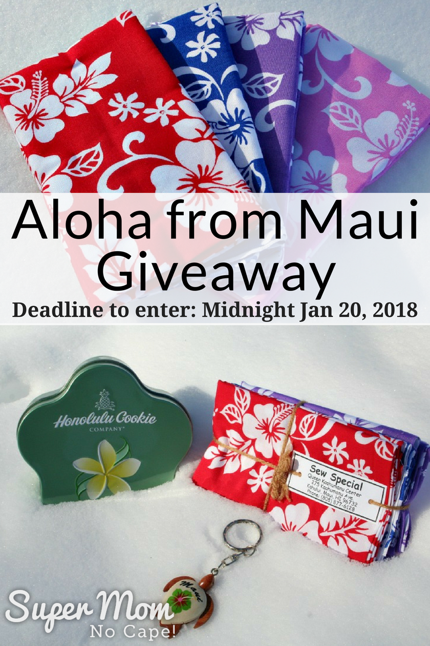 Prizes for the Aloha from Maui Giveaway
