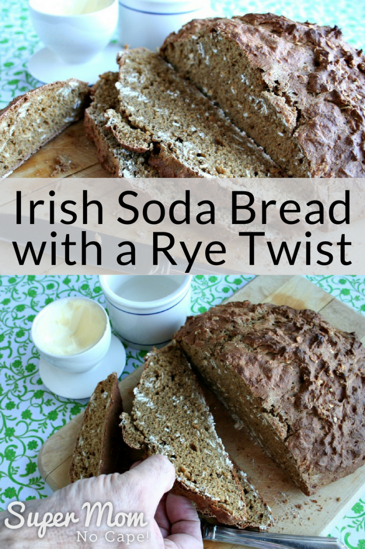 Irish Soda Bread with a Rye Twist No Kneading, No Rise Time