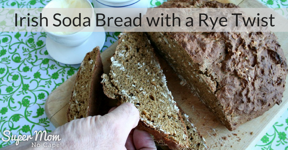 Irish Soda Bread with a Rye Twist No Kneading, No Rise Time