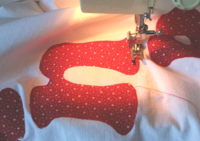 How to Applique Letters on Travel Laundry Bags