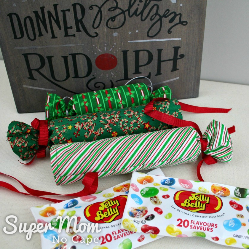 Jelly Belly fillers for Fabric Christmas Crackers