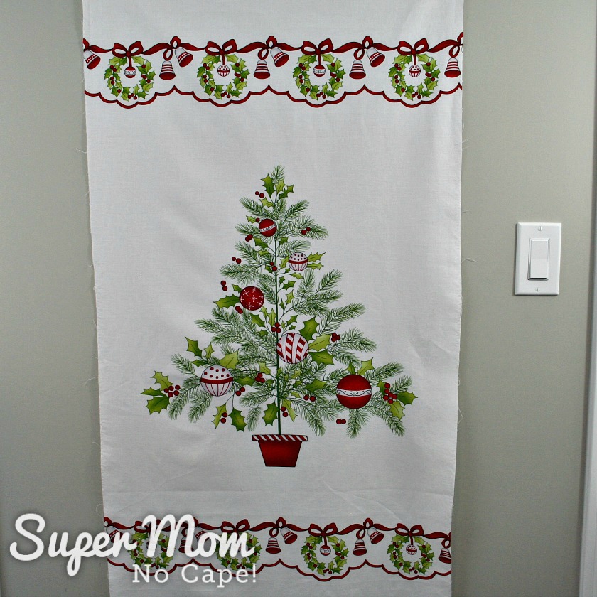 Ring in the Holly Days fabric panel