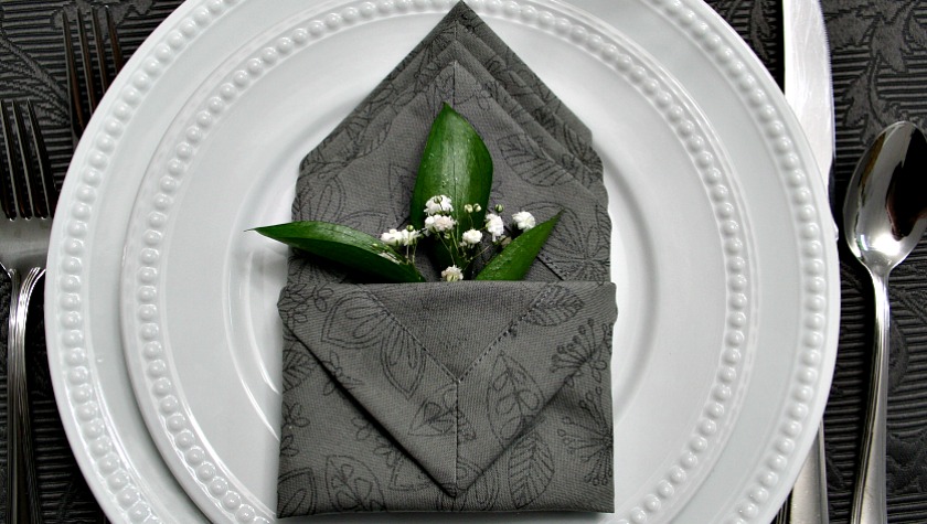 How to Sew Napkins with Mitered Corners