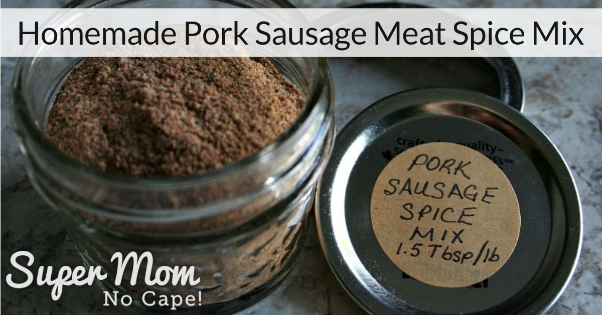Homemade Pork Sausage Meat Spice Mix