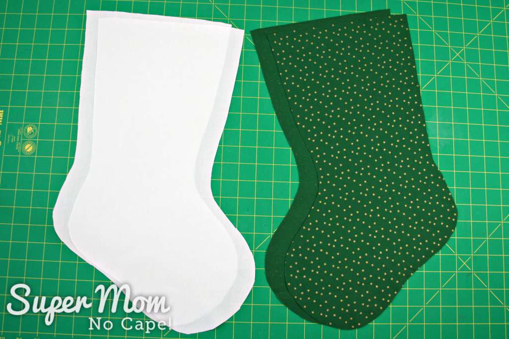 Quilt As You Go Christmas Stocking Tutorial Easy First Quilting Project