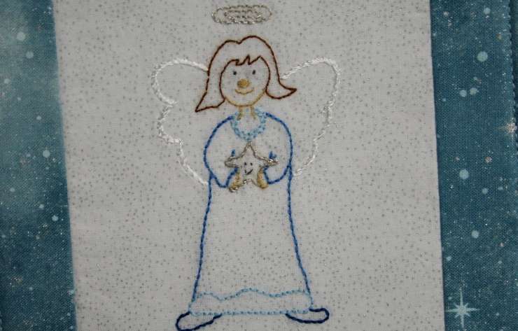 Prudence: The Misnamed Angel Embroidery Pattern